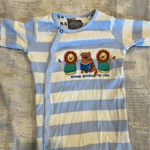 Joules one piece with animals 9-12mo